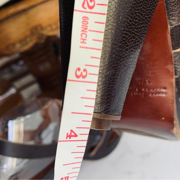 Chie Mihara Woven Suave Leather Slingback Sandals Open Toe Heels | Size 37.5 - Picture 9 of 14